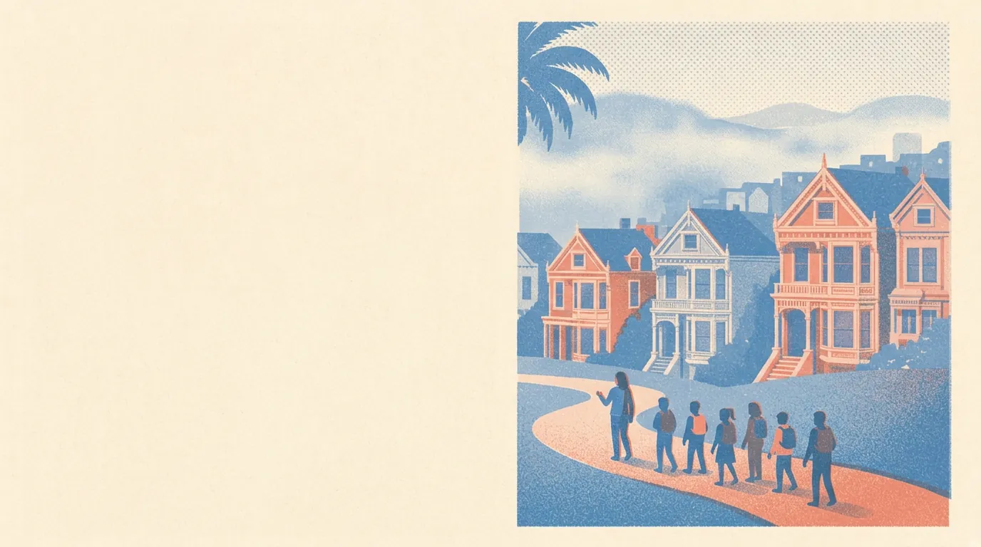 Illustration of guided tours in San Francisco