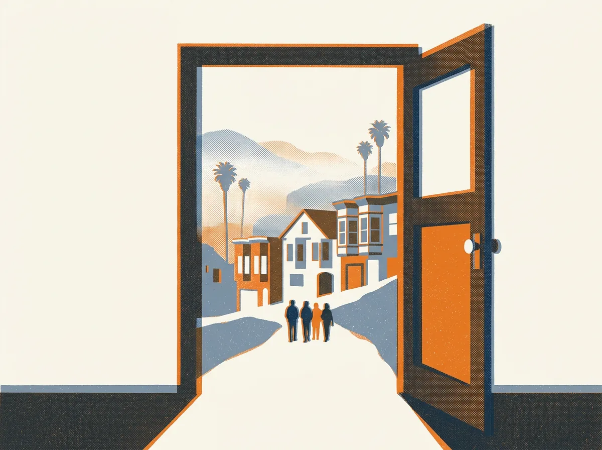 Illustration of guided tours in San Francisco